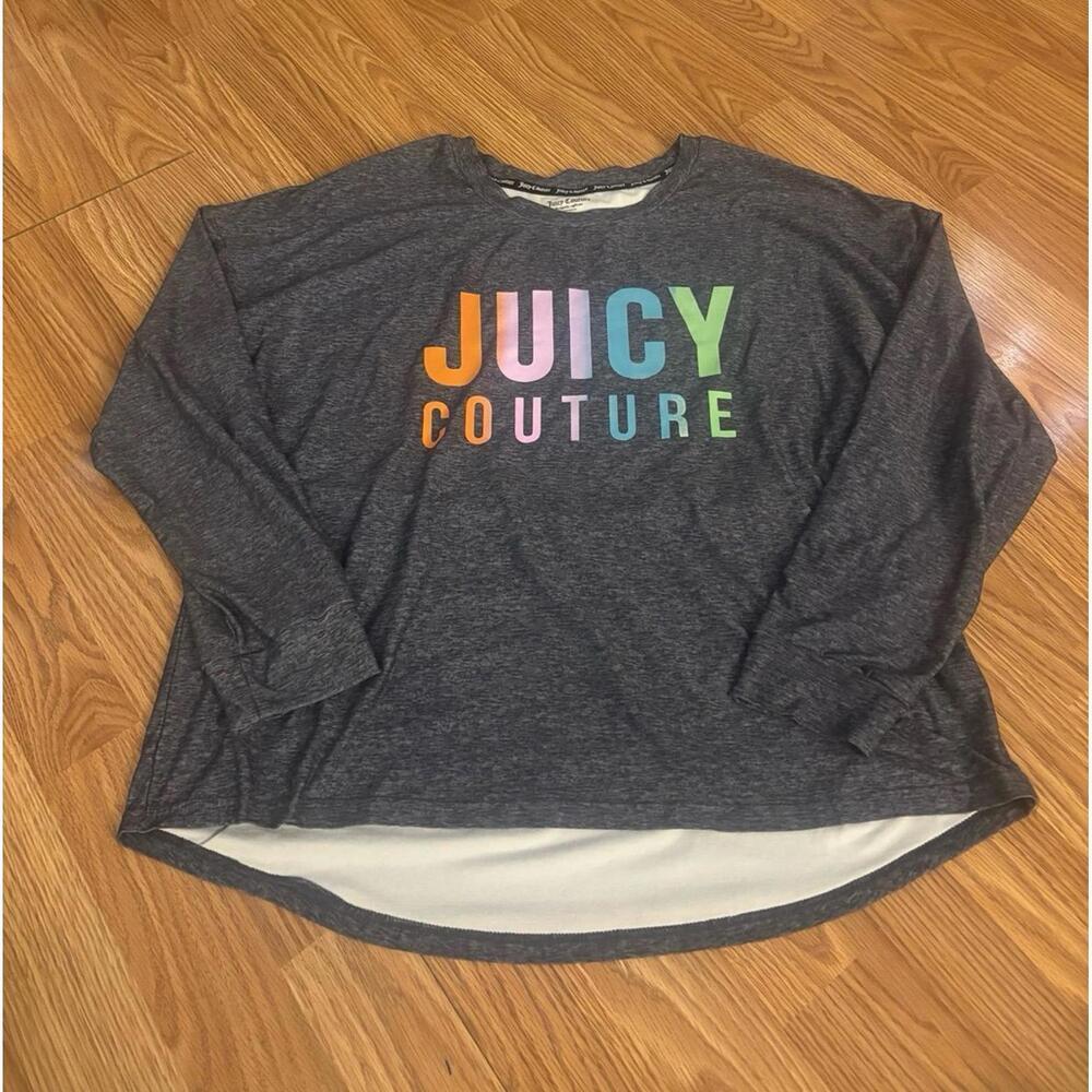 Juicy Couture Long Sleeve Sleep Top Size Small